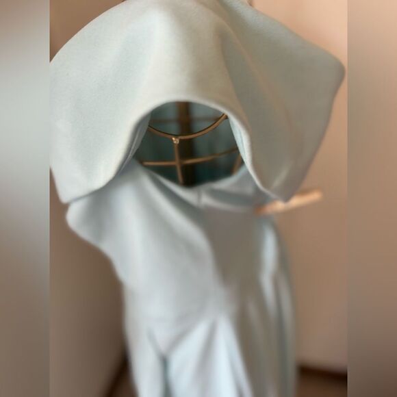 Xscape plus size blue dress with ruffle detail size 16 special occasion - Picture 7 of 10